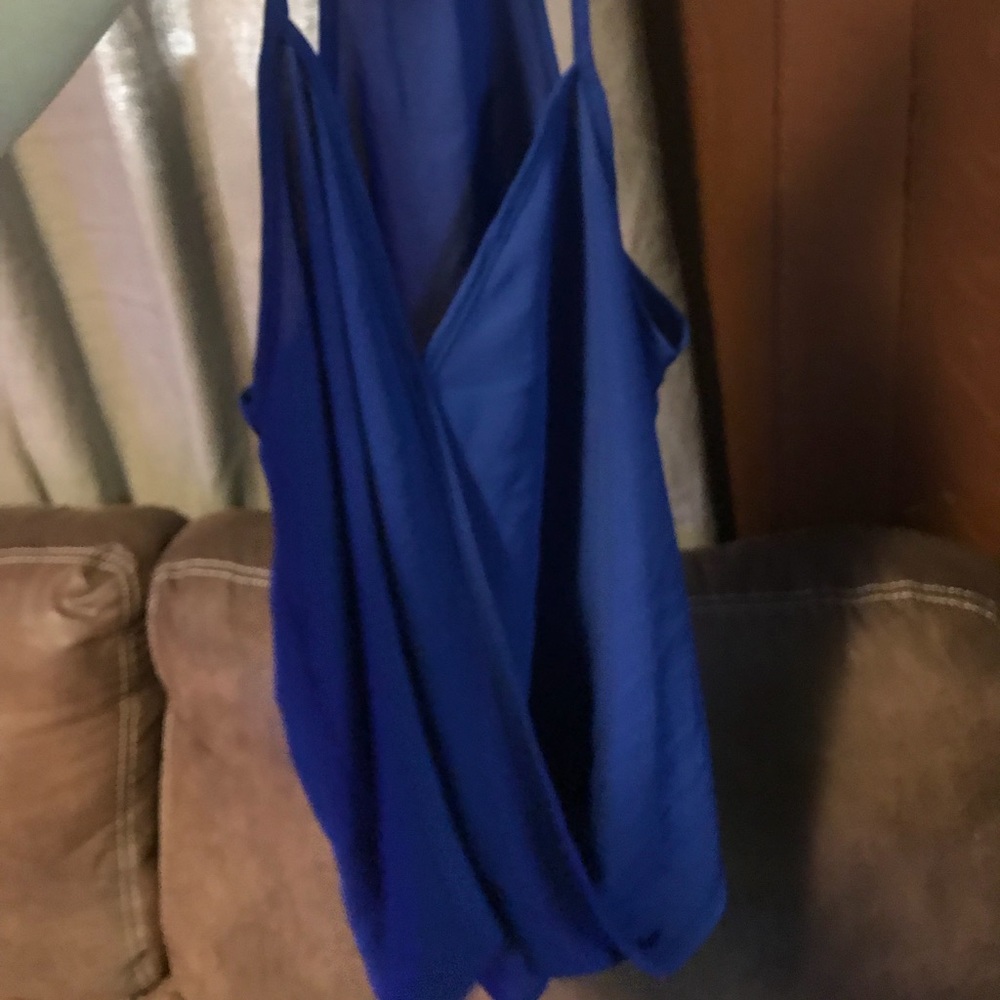 Blue tank top